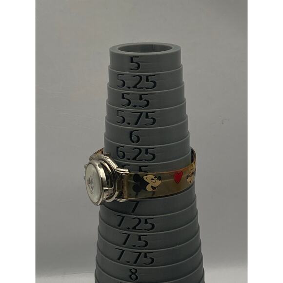 Vintage Disney Mickey Minnie Mouse Watch 27mm Flip Up Cover New Battery - Picture 13 of 16